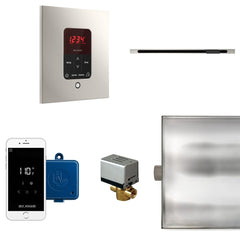 Mr. Steam Butler Linear Steam Shower Control Package with iTempoPlus Control and Linear SteamHead Square - Purely Relaxation