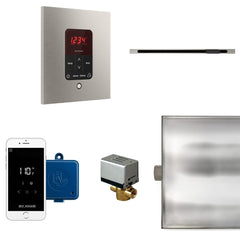 Mr. Steam Butler Linear Steam Shower Control Package with iTempoPlus Control and Linear SteamHead Square - Purely Relaxation