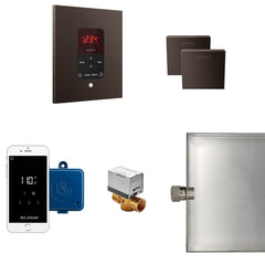 Mr. Steam Butler Max Steam Shower Control Package with iTempoPlus Control and Aroma Designer SteamHead Square - Purely Relaxation