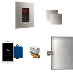 Mr. Steam Butler Max Steam Shower Control Package with iTempoPlus Control and Aroma Designer SteamHead Square - Purely Relaxation