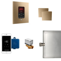 Mr. Steam Butler Max Steam Shower Control Package with iTempoPlus Control and Aroma Designer SteamHead Square - Purely Relaxation