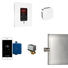 Mr. Steam Butler Steam Shower Control Package with iTempoPlus Control and Aroma Designer SteamHead Square - Purely Relaxation