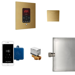 Mr. Steam Butler Steam Shower Control Package with iTempoPlus Control and Aroma Designer SteamHead Square - Purely Relaxation