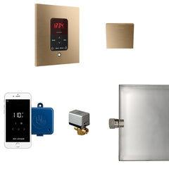 Mr. Steam Butler Steam Shower Control Package with iTempoPlus Control and Aroma Designer SteamHead Square - Purely Relaxation