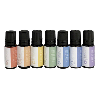 Mr. Steam Chakra Aroma Oil 7 Pack 10 mL Bottle - Purely Relaxation