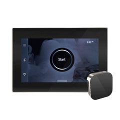 Mr. Steam iSteamX Steam Shower Control and Aroma Glass SteamHead - Purely Relaxation