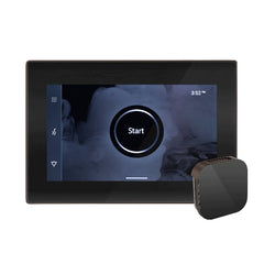 Mr. Steam iSteamX Steam Shower Control and Aroma Glass SteamHead - Purely Relaxation
