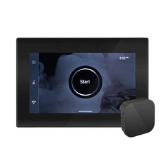 Mr. Steam iSteamX Steam Shower Control and Aroma Glass SteamHead - Purely Relaxation
