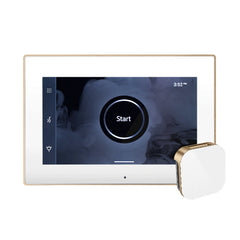 Mr. Steam iSteamX Steam Shower Control and Aroma Glass SteamHead - Purely Relaxation