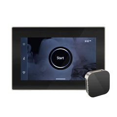 Mr. Steam iSteamX Steam Shower Control and Aroma Glass SteamHead - Purely Relaxation