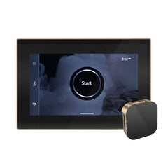 Mr. Steam iSteamX Steam Shower Control and Aroma Glass SteamHead - Purely Relaxation