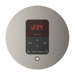 Mr. Steam iTempoPlus Steam Shower Control and Aroma Designer SteamHead Round - Purely Relaxation