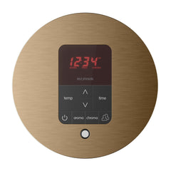 Mr. Steam iTempoPlus Steam Shower Control and Aroma Designer SteamHead Round - Purely Relaxation