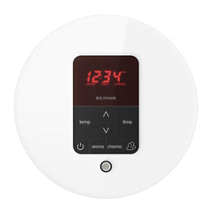 Mr. Steam iTempoPlus Steam Shower Control and Aroma Designer SteamHead Round - Purely Relaxation
