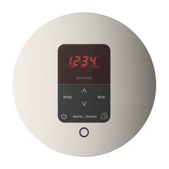 Mr. Steam iTempoPlus Steam Shower Control and Aroma Designer SteamHead Round - Purely Relaxation