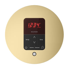 Mr. Steam iTempoPlus Steam Shower Control and Aroma Designer SteamHead Round - Purely Relaxation