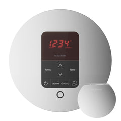 Mr. Steam iTempoPlus Steam Shower Control and Aroma Designer SteamHead Round - Purely Relaxation