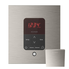 Mr. Steam iTempoPlus Steam Shower Control and Aroma Designer SteamHead Square - Purely Relaxation