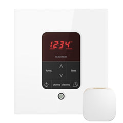 Mr. Steam iTempoPlus Steam Shower Control and Aroma Designer SteamHead Square - Purely Relaxation