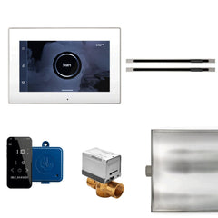 Mr. Steam XButler Max Linear Steam Shower Control Package with iSteamX Control and Linear SteamHead - Purely Relaxation