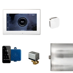 Mr. Steam XButler Steam Shower Control Package with iSteamX Control and Aroma Glass SteamHead - Purely Relaxation