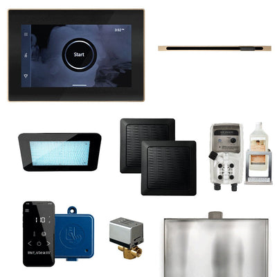 Mr. Steam XDream Linear Steam Shower Control Package with iSteamX Control and Linear SteamHead - Purely Relaxation