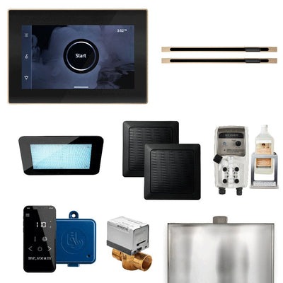 Mr. Steam XDream Max Linear Steam Shower Control Package with iSteamX Control and Linear SteamHead - Purely Relaxation