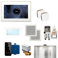 Mr. Steam XDream Max Steam Shower Control Package with iSteamX Control and Aroma Glass SteamHead - Purely Relaxation