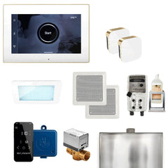 Mr. Steam XDream Max Steam Shower Control Package with iSteamX Control and Aroma Glass SteamHead - Purely Relaxation