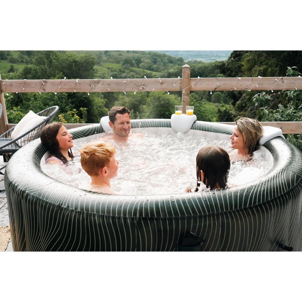 MSPA COMFORT Meteor Round 6 Person Inflatable Hot Tub Spa - Purely ...