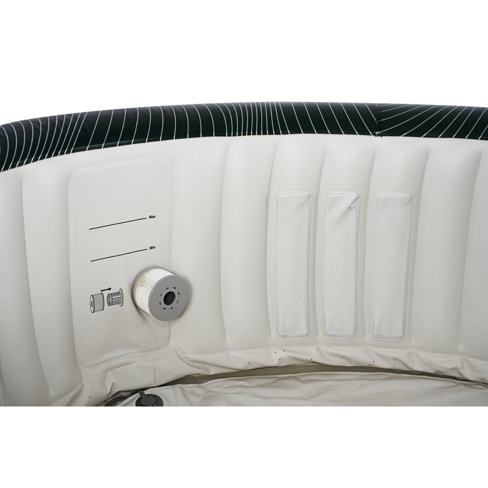 MSPA COMFORT Meteor Round 6 Person Inflatable Hot Tub Spa - Purely Relaxation