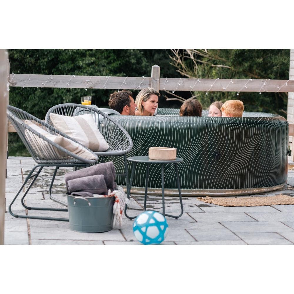 MSPA COMFORT Meteor Round 6 Person Inflatable Hot Tub Spa - Purely Relaxation
