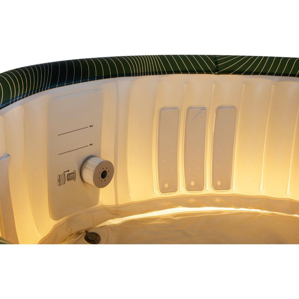 MSPA COMFORT Meteor Round 6 Person Inflatable Hot Tub Spa - Purely Relaxation