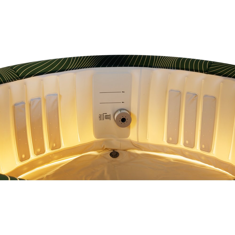 MSPA COMFORT Meteor Round 6 Person Inflatable Hot Tub Spa - Purely Relaxation