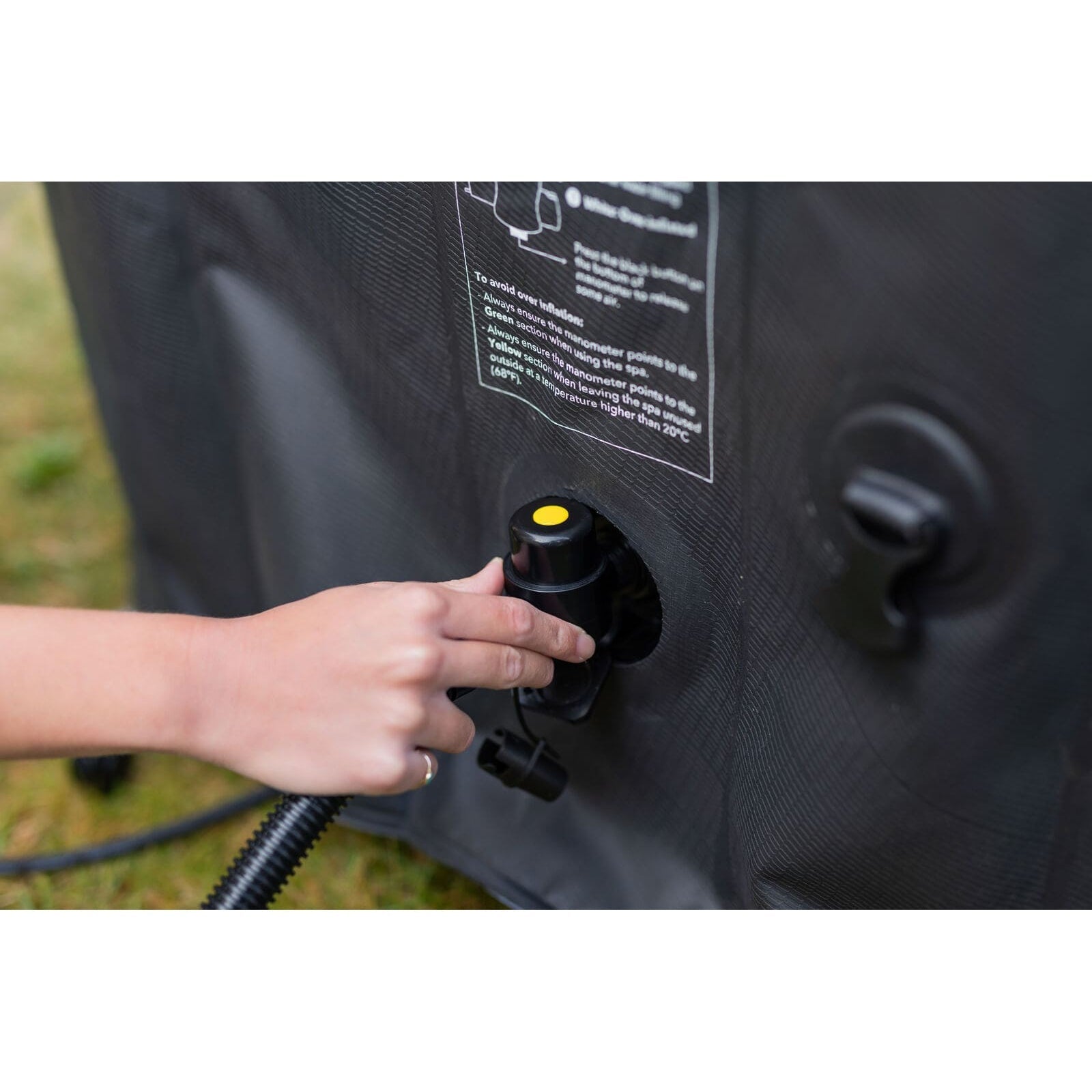 MSPA COMFORT Tekapo 6 Person Square Inflatable Tot Tub Spa - Purely Relaxation