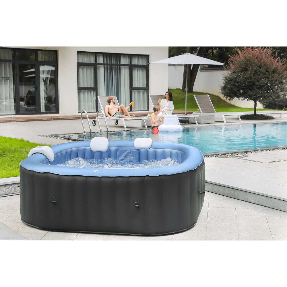 MSPA COMFORT Tekapo 6 Person Square Inflatable Tot Tub Spa - Purely ...