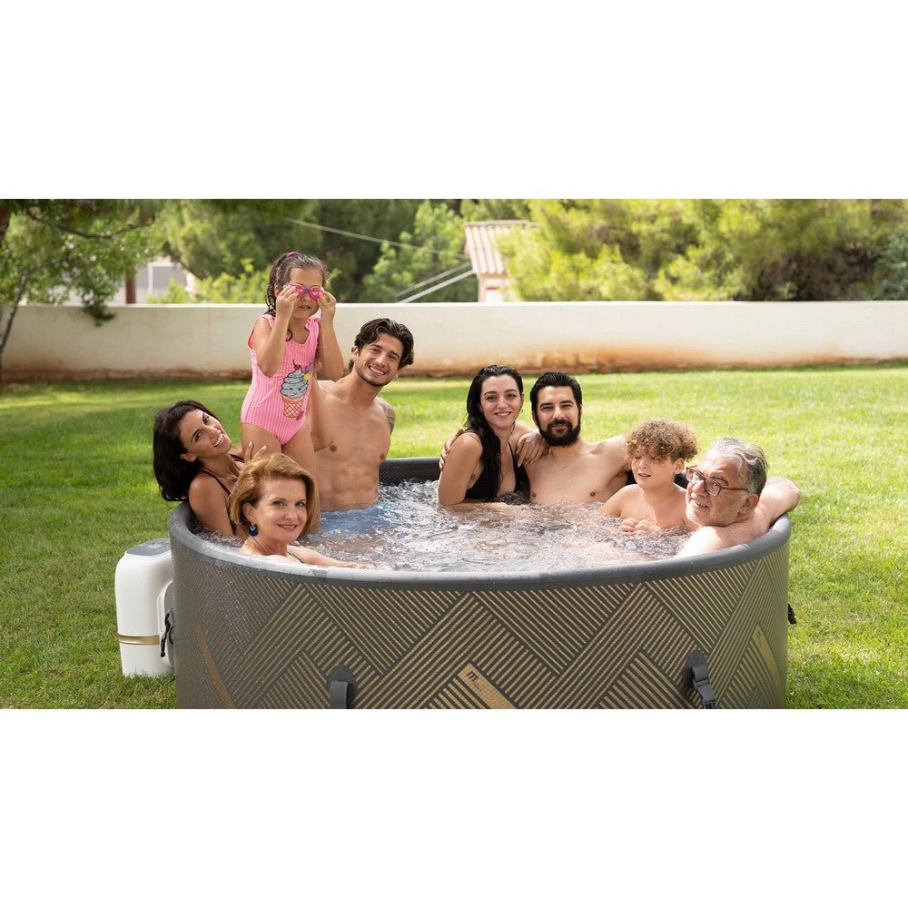 MSPA FRAME Mono Round 6 Person Inflatable Hot Tub Spa - Purely Relaxation