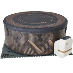 MSPA FRAME Mono Round 6 Person Inflatable Hot Tub Spa - Purely Relaxation