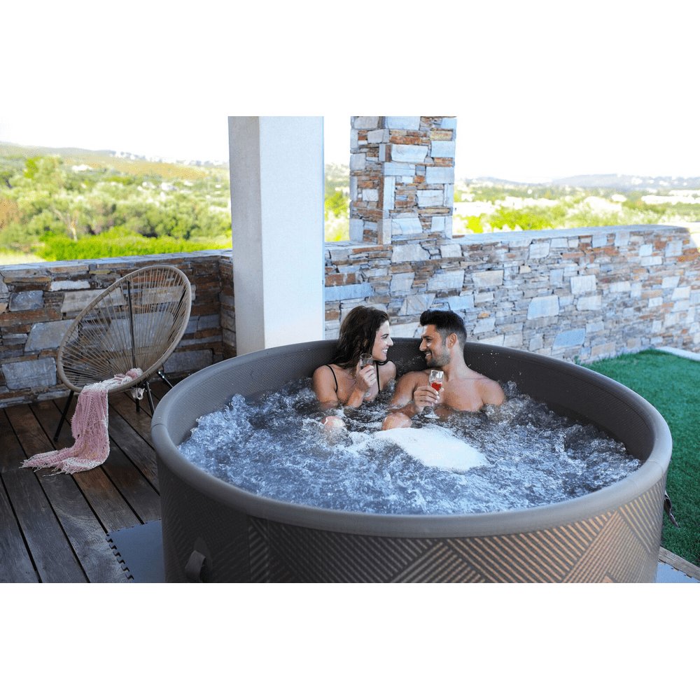 MSPA FRAME Mono Round 6 Person Inflatable Hot Tub Spa - Purely Relaxation