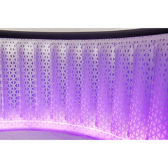 MSPA URBAN Aurora Round 6 Person Inflatable Hot Tub Spa With LED lights - Purely Relaxation