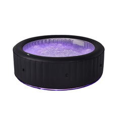 MSPA URBAN Aurora Round 6 Person Inflatable Hot Tub Spa With LED lights - Purely Relaxation