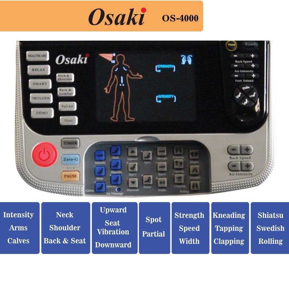 Osaki OS-4000T Massage Chair-Purely Relaxation