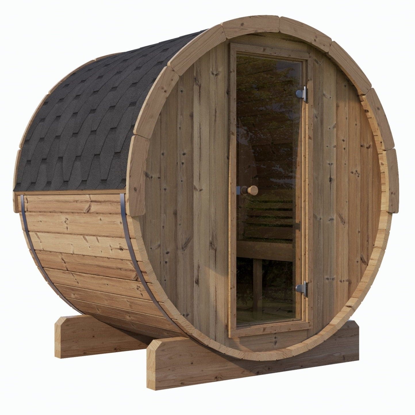 SaunaLife E6 Three Person Barrel Sauna - Purely Relaxation