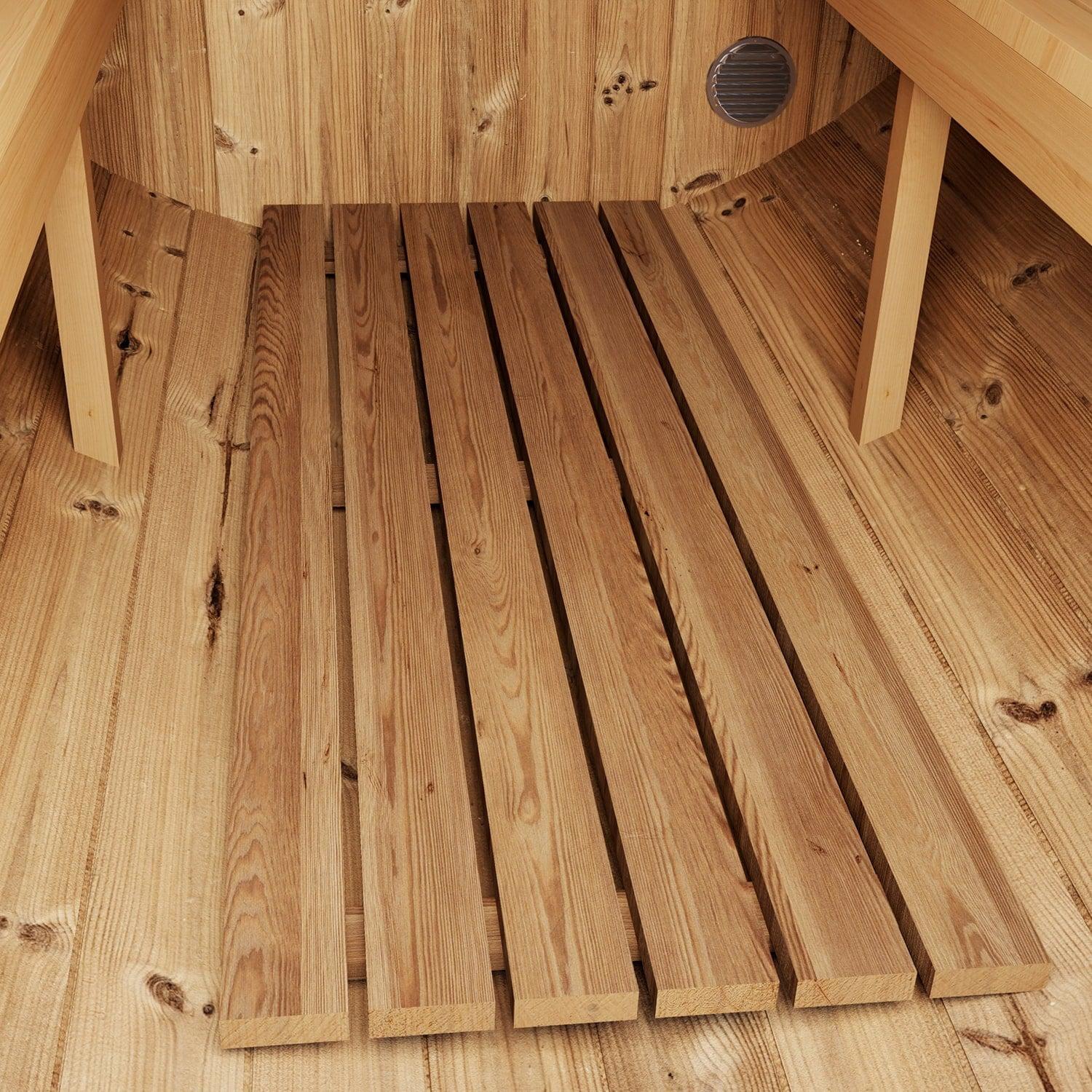 SaunaLife E7 Sauna Barrel Floor - Purely Relaxation