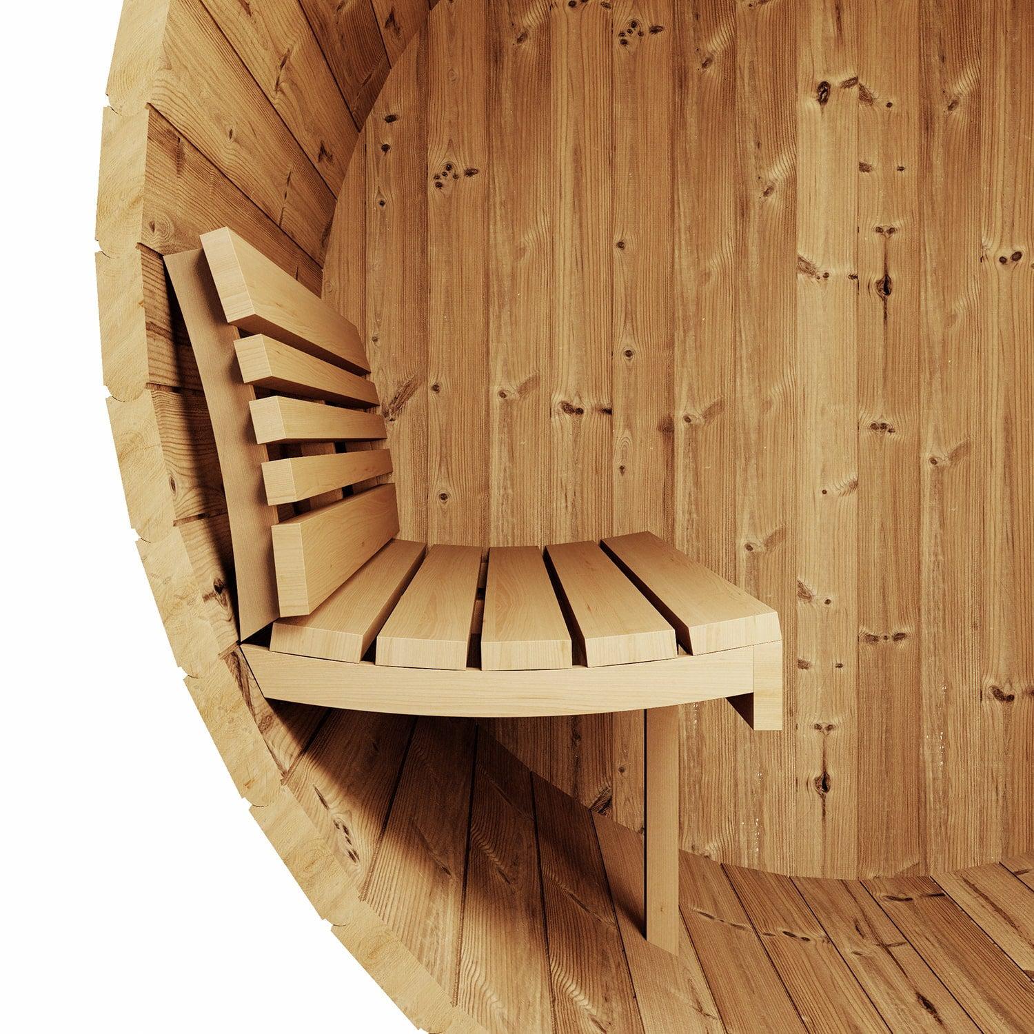 SaunaLife E8 Six Person Barrel Sauna - Purely Relaxation