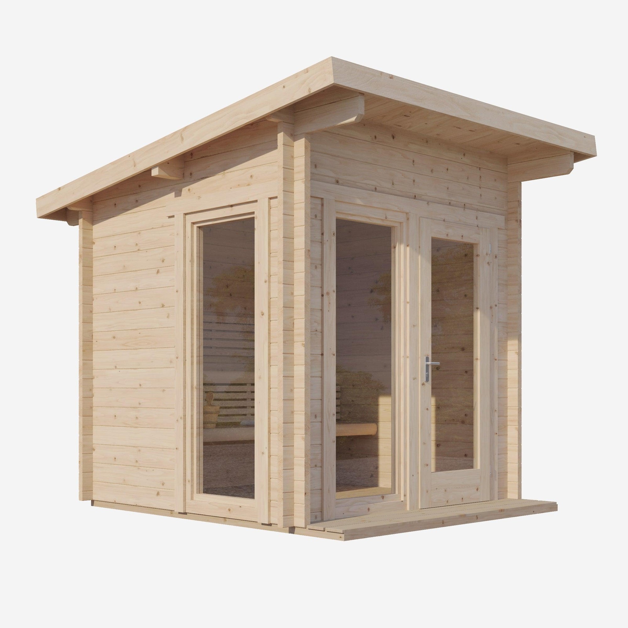 SaunaLife Model G4 Outdoor Home Sauna Kit - Purely Relaxation