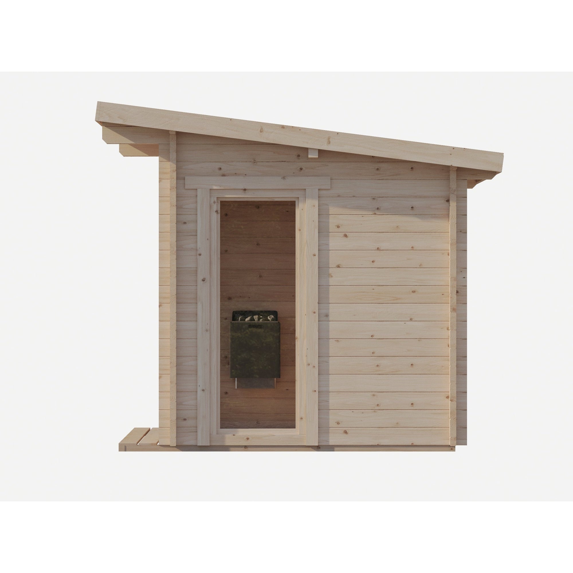 SaunaLife Model G4 Outdoor Home Sauna Kit - Purely Relaxation