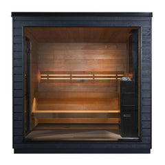 SaunaLife Model G6 Pre-Assembled Outdoor Home Sauna - Purely Relaxation