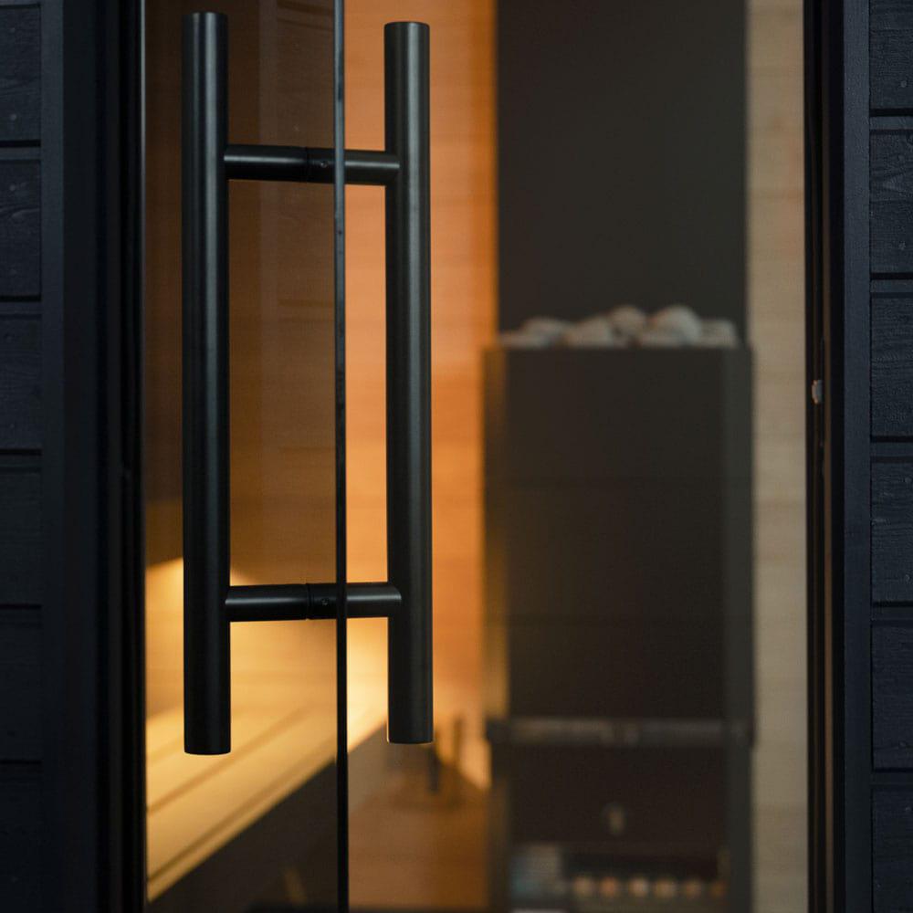 SaunaLife Model G6 Pre-Assembled Outdoor Home Sauna - Purely Relaxation
