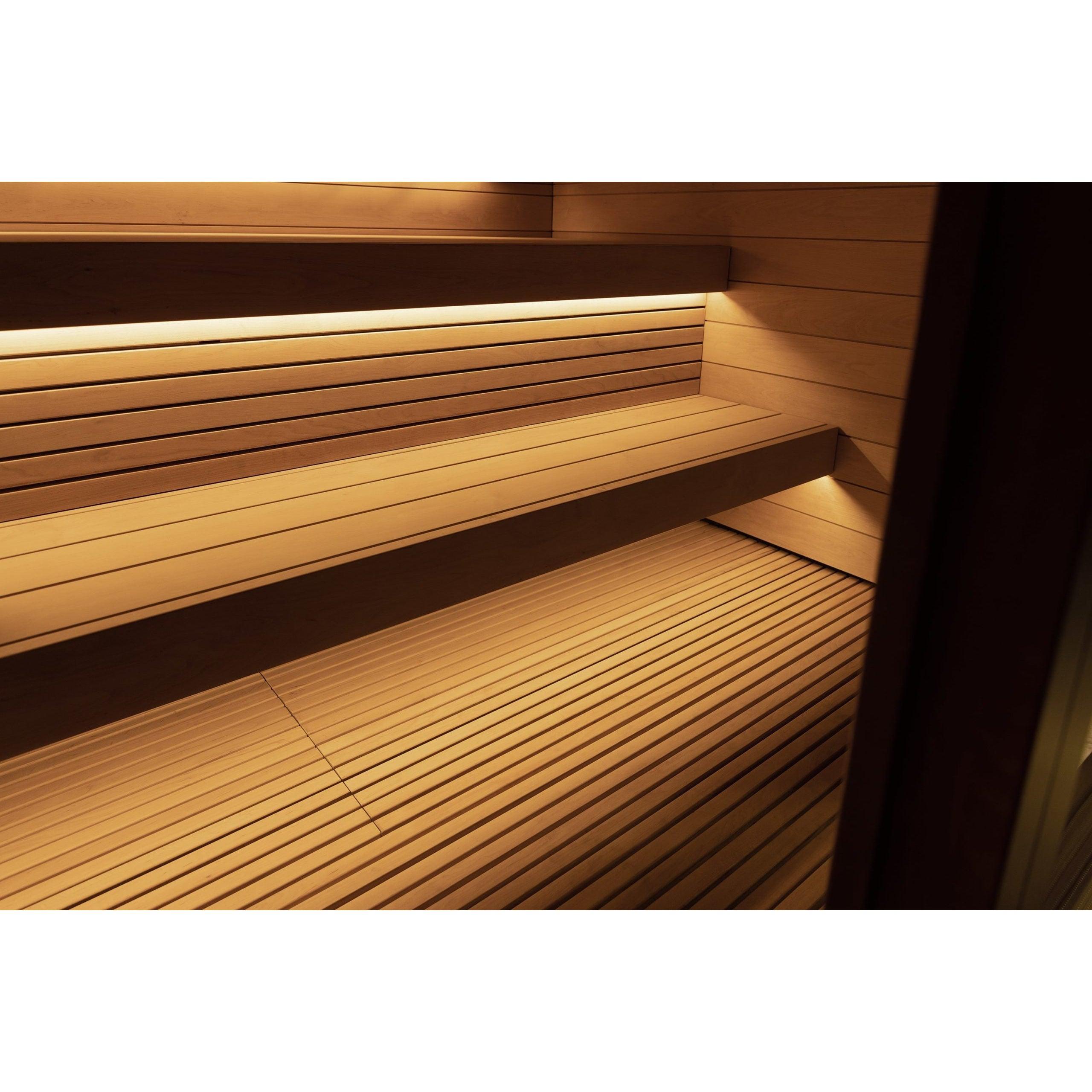 SaunaLife Model G7 Pre-Assembled Outdoor Home Sauna - Left Swing Door - Purely Relaxation